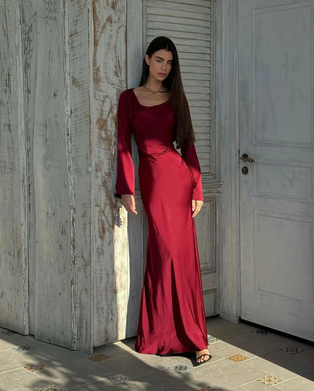 Maroon dress