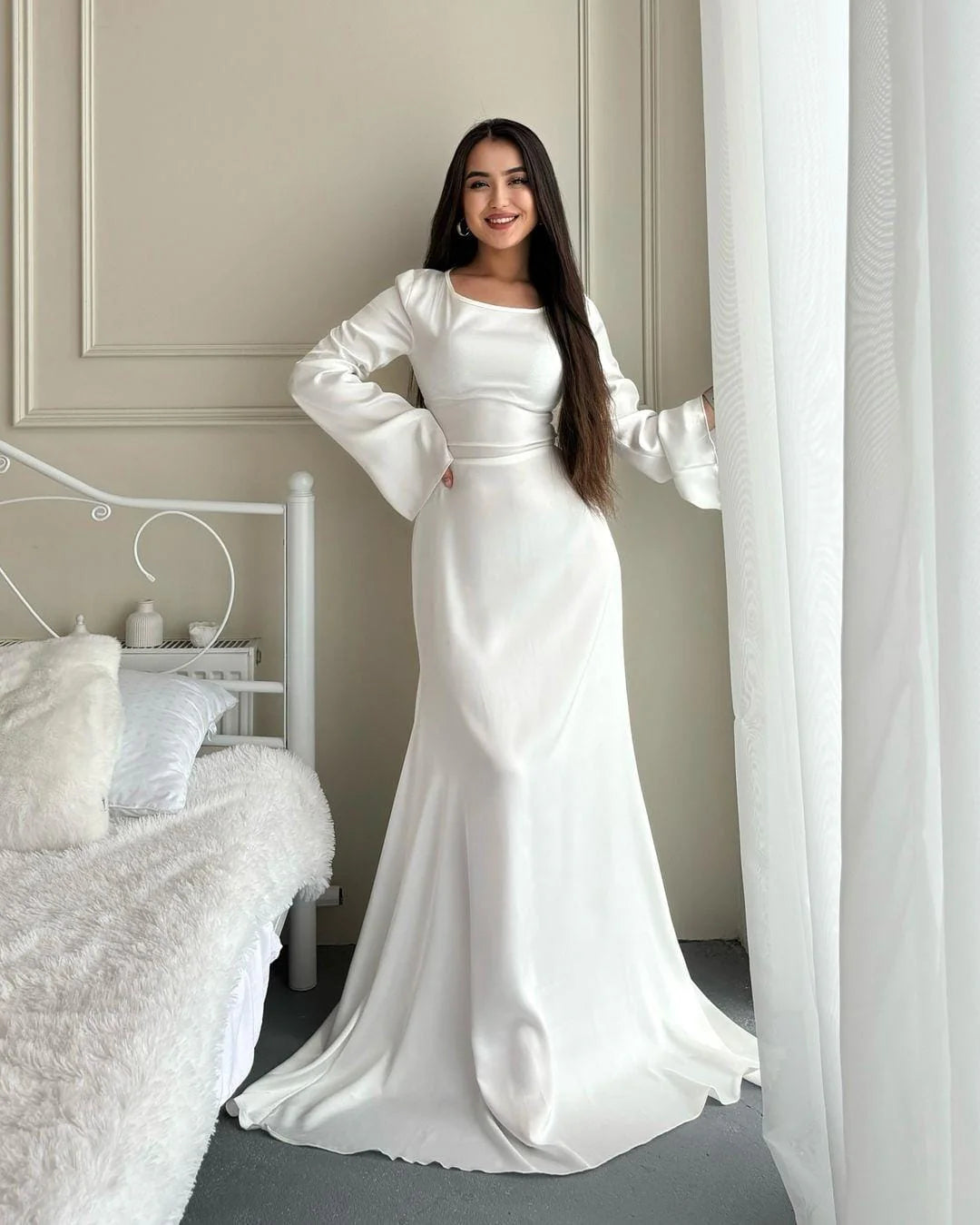 White Luxury Dress